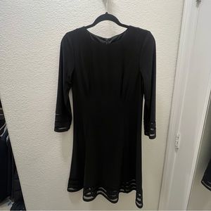 Black 3/4 sleeve dress